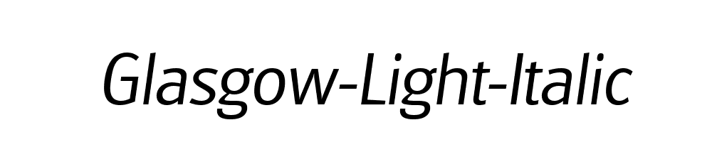 Glasgow-Light-Italic