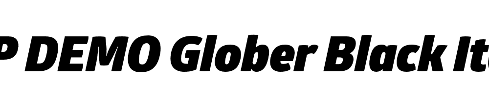 FSP DEMO Glober Black Italic