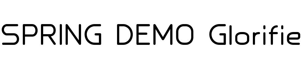  DEMO Glorifie SBold