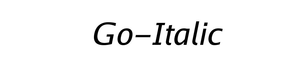 Go-Italic