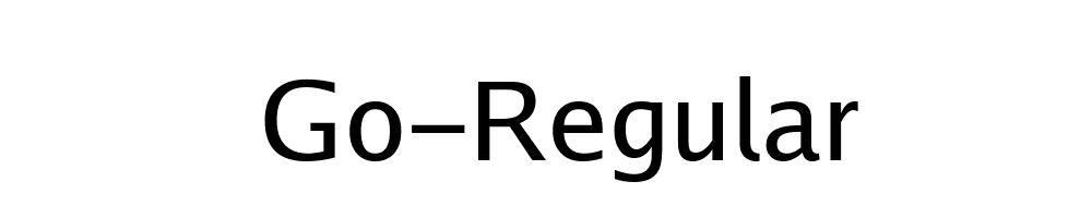 Go-Regular