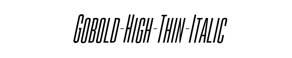 Gobold-High-Thin-Italic