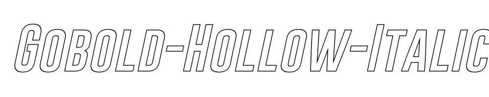 Gobold-Hollow-Italic