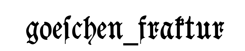 Goeschen_fraktur