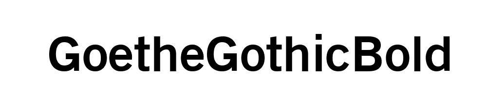 GoetheGothicBold