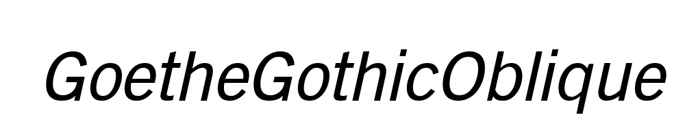 GoetheGothicOblique