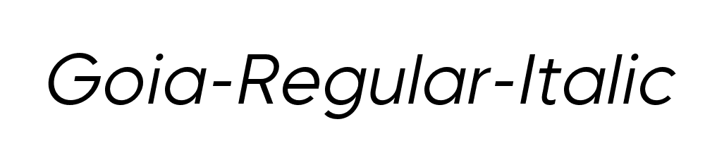 Goia-Regular-Italic