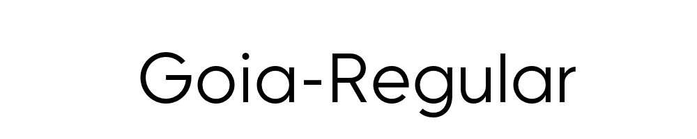 Goia-Regular