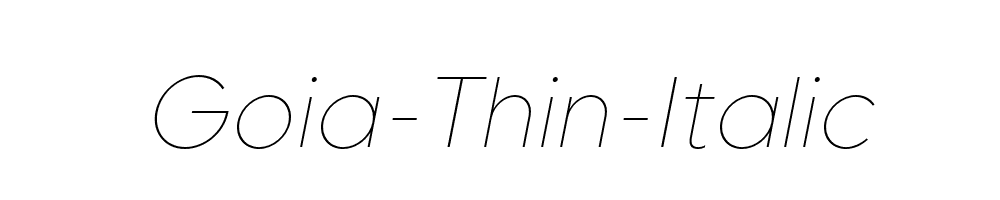 Goia-Thin-Italic