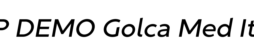 FSP DEMO Golca Med Italic