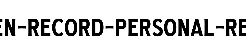 Golden-Record-PERSONAL-Regular