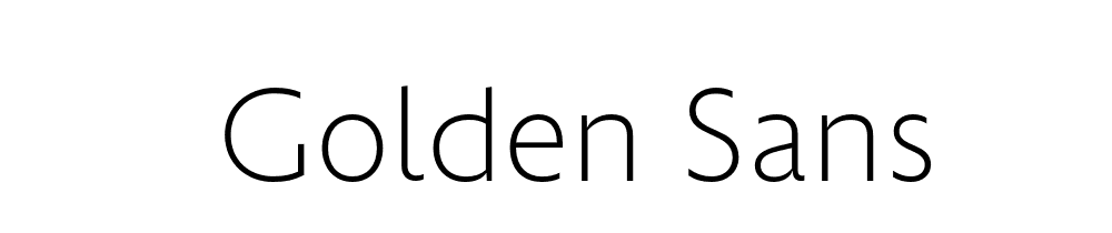 Golden Sans