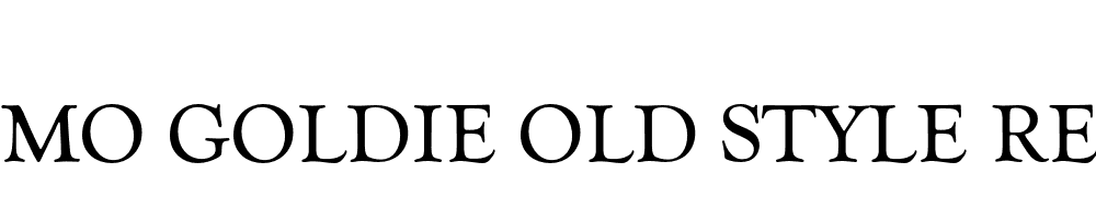 FSP DEMO Goldie Old Style Regular