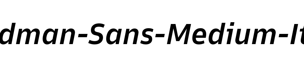 Goldman-Sans-Medium-Italic