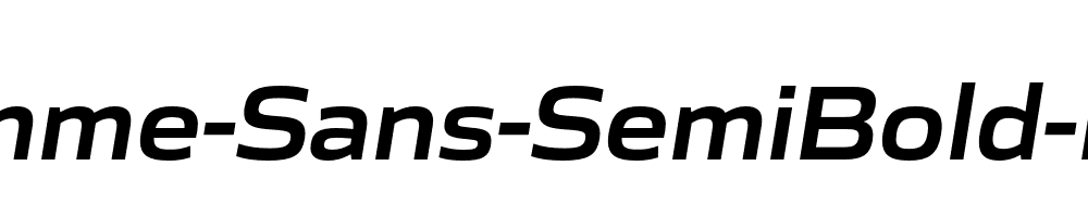 Gomme-Sans-SemiBold-Italic