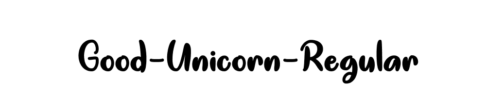 Good-Unicorn-Regular