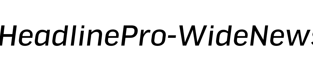 GoodHeadlinePro-WideNewsItalic