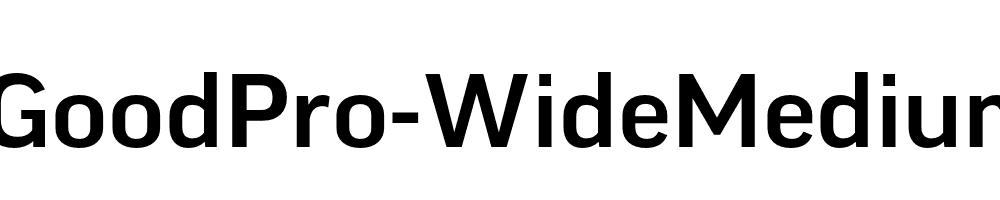 GoodPro-WideMedium