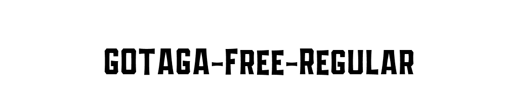 GOTAGA-Free-Regular