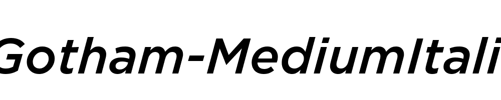 Gotham-MediumItalic