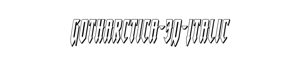 Gotharctica-3D-Italic