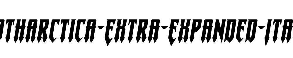 Gotharctica-Extra-Expanded-Italic