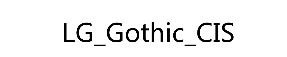 LG_Gothic_CIS