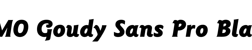 FSP DEMO Goudy Sans Pro Black Italic