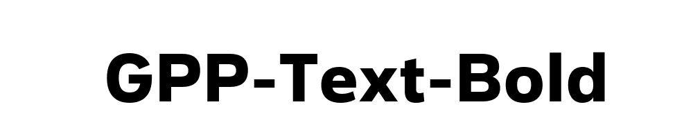 GPP-Text-Bold