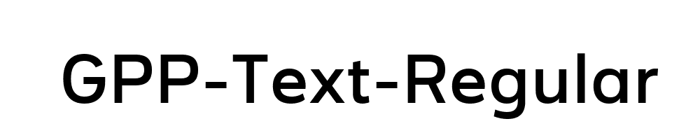 GPP-Text-Regular