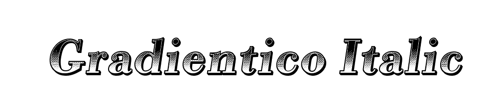 Gradientico-Italic