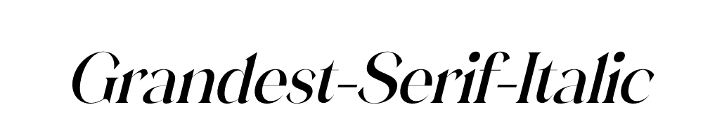 Grandest-Serif-Italic