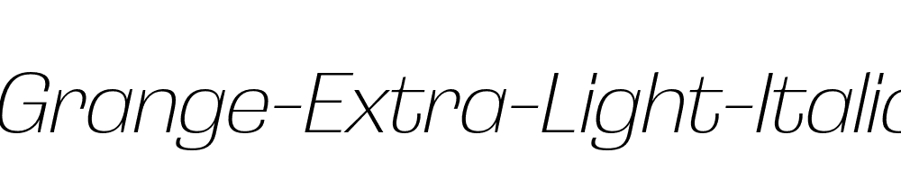 Grange-Extra-Light-Italic