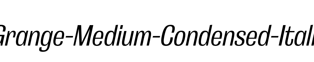 Grange-Medium-Condensed-Italic