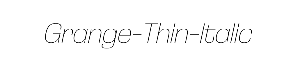 Grange-Thin-Italic