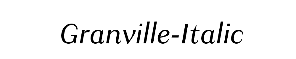 Granville-Italic