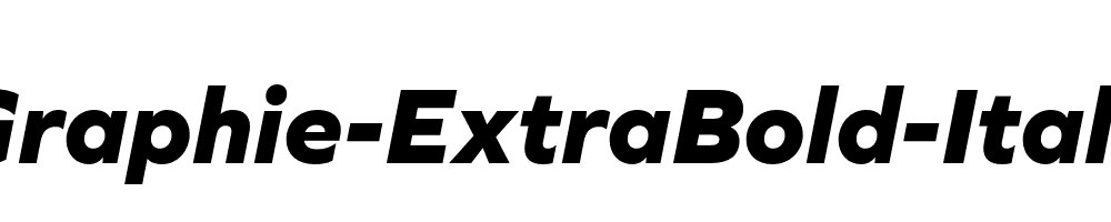 Graphie-ExtraBold-Italic