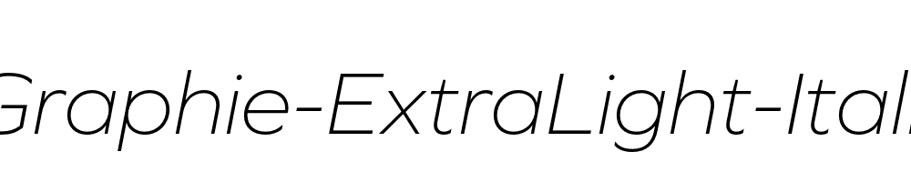 Graphie-ExtraLight-Italic