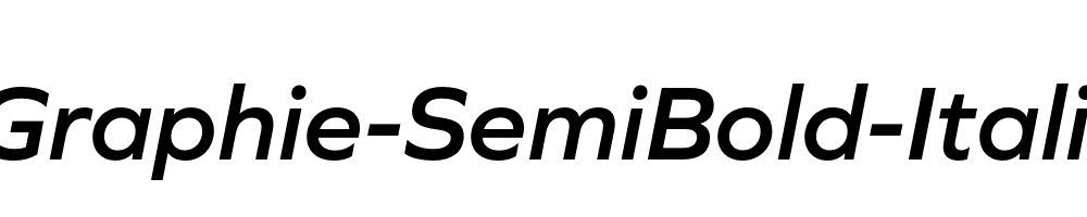 Graphie-SemiBold-Italic