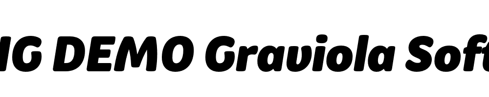  DEMO Graviola Soft Black Italic