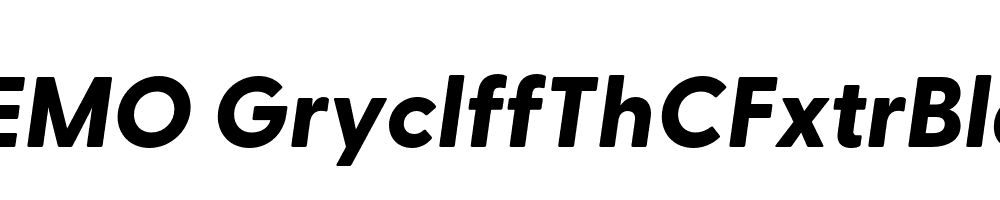 FSP DEMO GryclffThCFxtrBld Italic