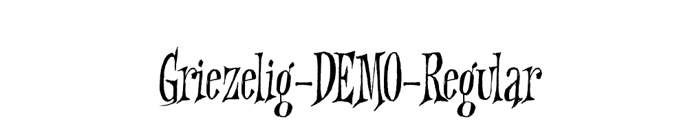 Griezelig-DEMO-Regular