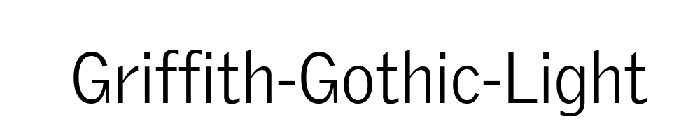 Griffith-Gothic-Light