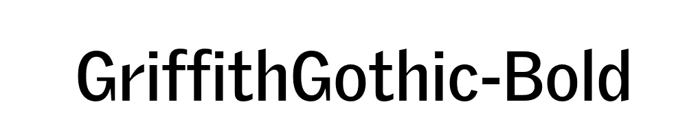 GriffithGothic-Bold