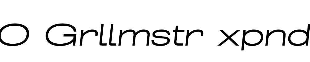 FSP DEMO Grllmstr xpndd Lght Italic