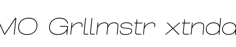 FSP DEMO Grllmstr xtndd Thn Italic