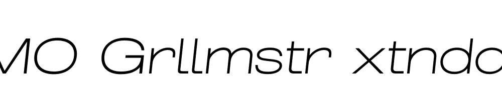 FSP DEMO Grllmstr xtndd xtLt Italic