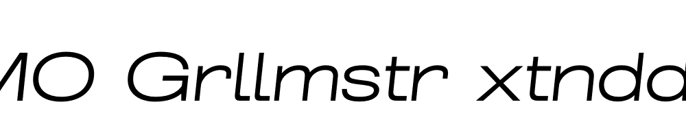 FSP DEMO Grllmstr xtndd Lght Italic