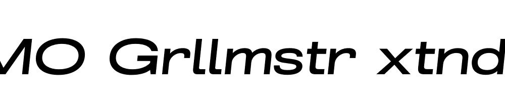 FSP DEMO Grllmstr xtndd Md Italic