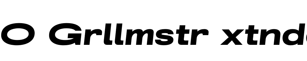 FSP DEMO Grllmstr xtndd Blck Italic